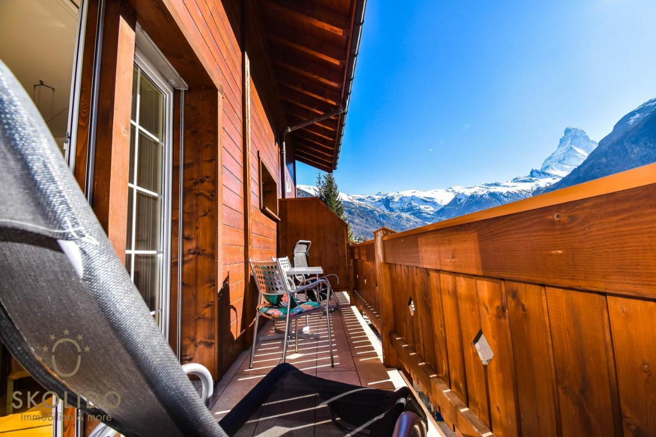 Wohnung In Zermatt Mit Postkarten Matterhornblick מראה חיצוני תמונה