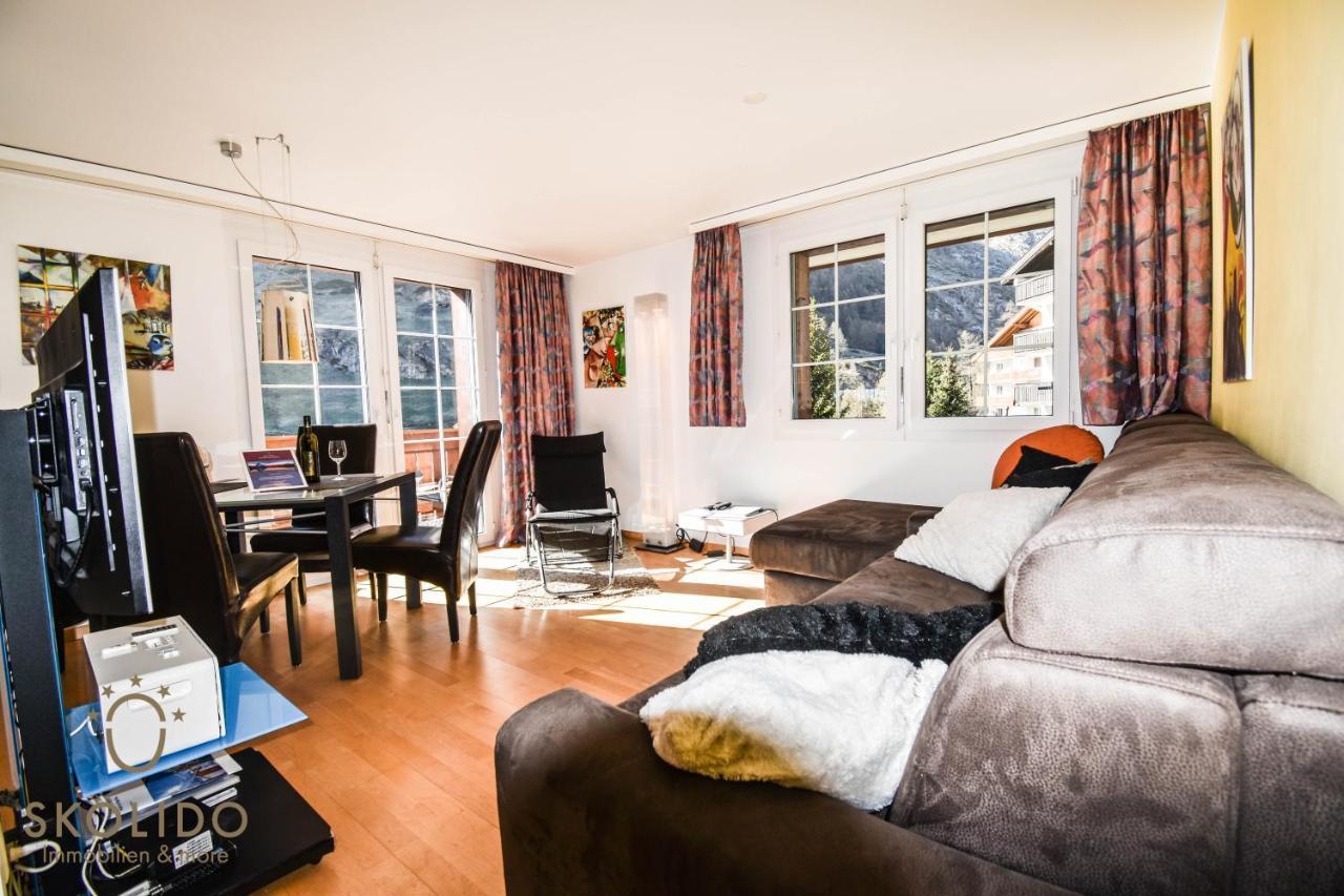 Wohnung In Zermatt Mit Postkarten Matterhornblick מראה חיצוני תמונה