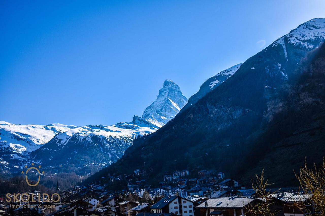Wohnung In Zermatt Mit Postkarten Matterhornblick מראה חיצוני תמונה