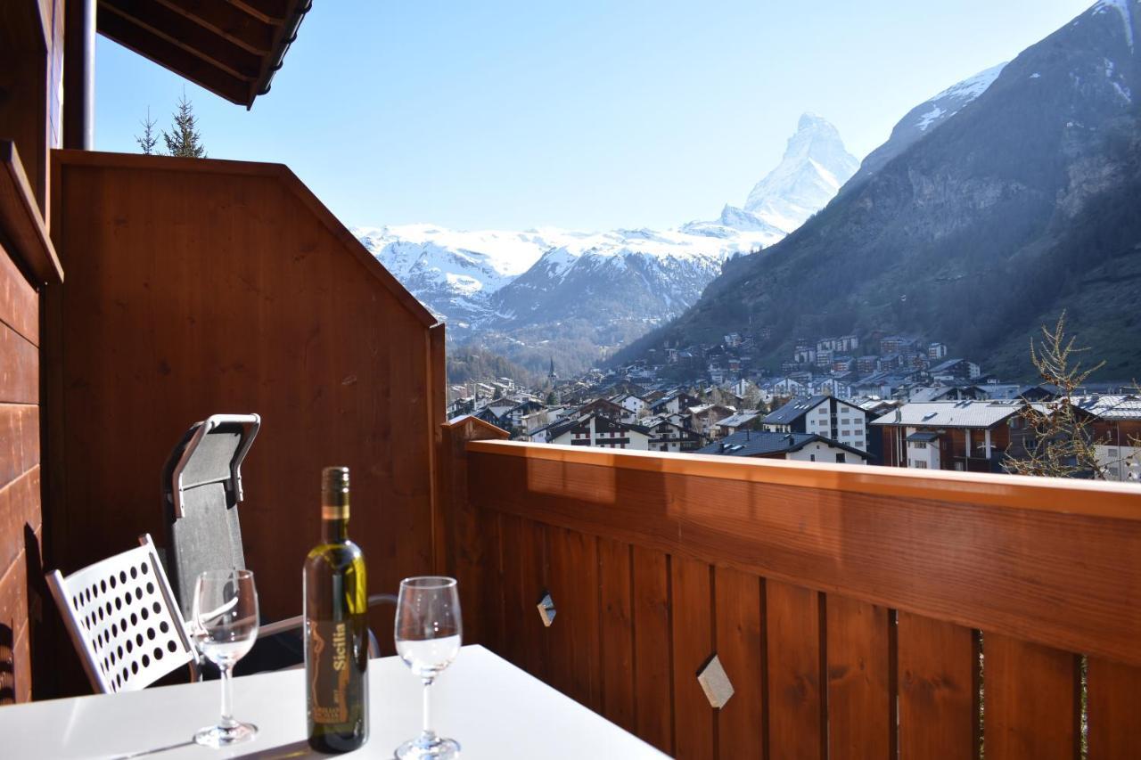 Wohnung In Zermatt Mit Postkarten Matterhornblick מראה חיצוני תמונה